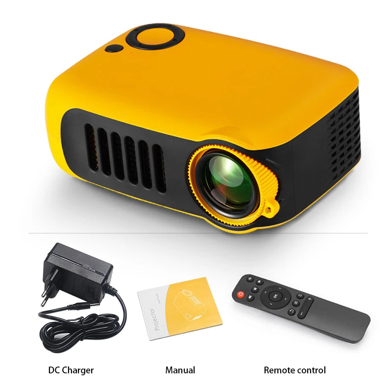 Portable LED Mini Projector - 1080P & 4K Support