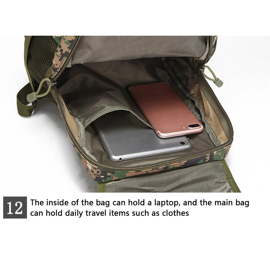 Tactical Camouflage Training Backpack