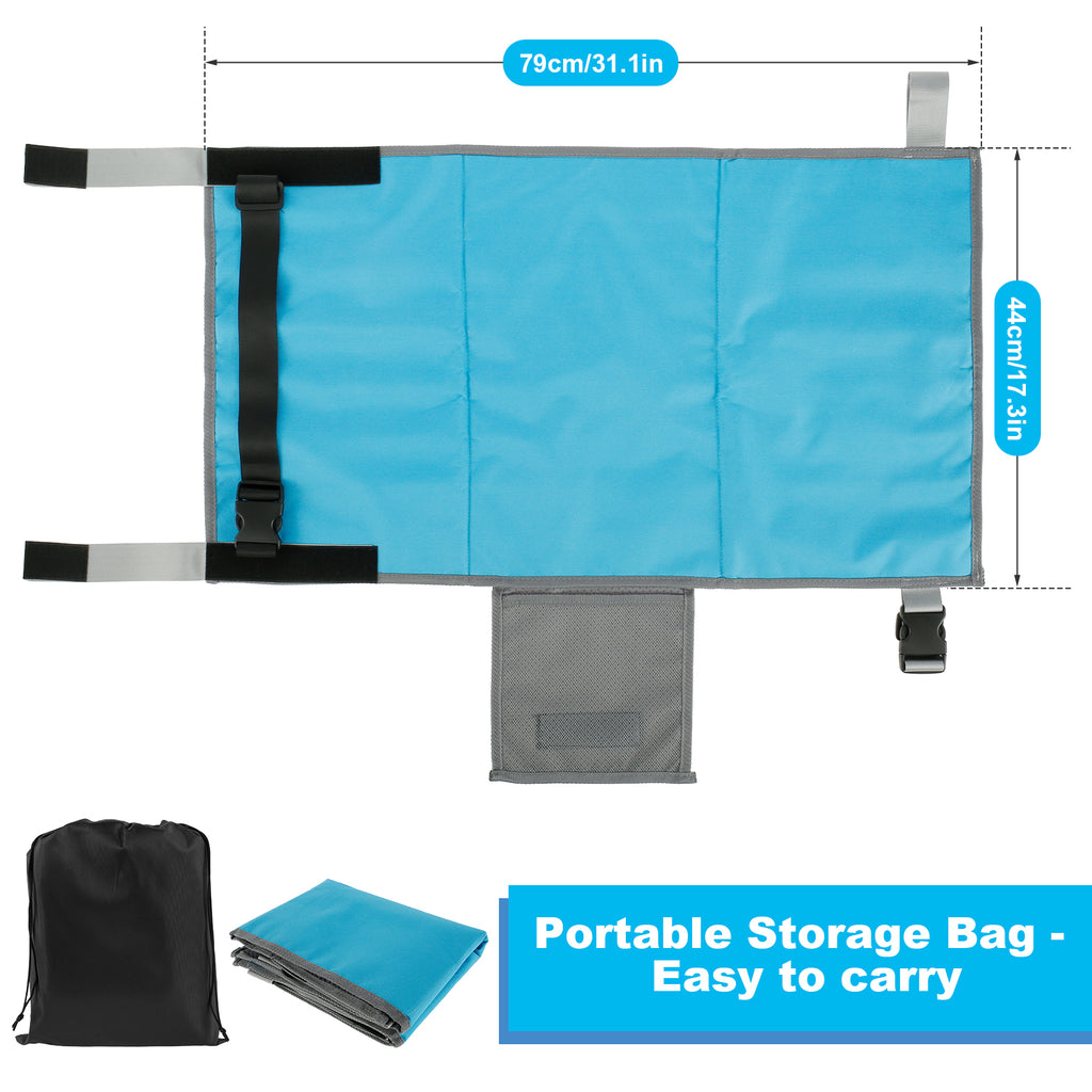 Lit de voyage portable pour enfants, avec repose-pieds et repose-jambes, hamac, et rallonge de siège d'avion pour tout-petits.