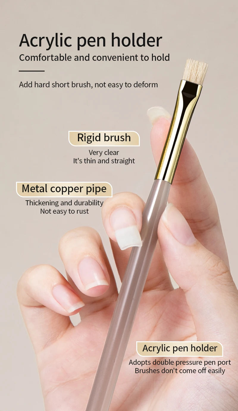 Professional Nail Art Stripe Liner Brushes - Multifunctional Design Set