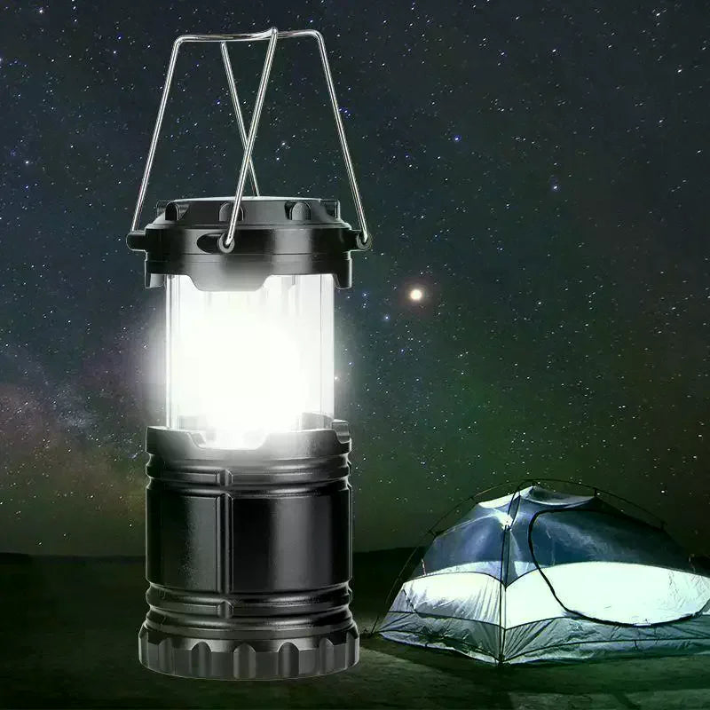 Lampe de camping LED portable, pliable et suspendue, mini lanterne, lampe torche LED puissante et lumineuse, lampe LED de poche