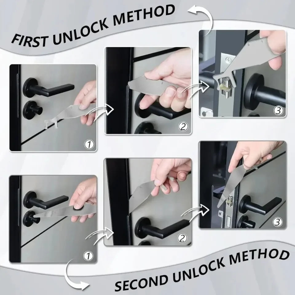 Nouveaux outils pour pompiers et secouristes : outils multifonctions en acier à ressort, leviers et barres de levier multifonctionnels.