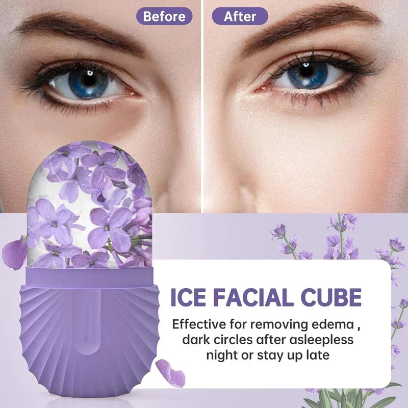 Ice Face Roller - Depuffing & Glow-Boosting Facial Tool