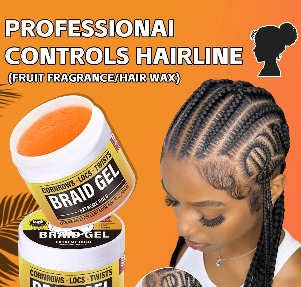Men's Hair Wax for Styling - Strong Hold, Moisturizing, Light Scent, Retro Look - Hair Styling Product