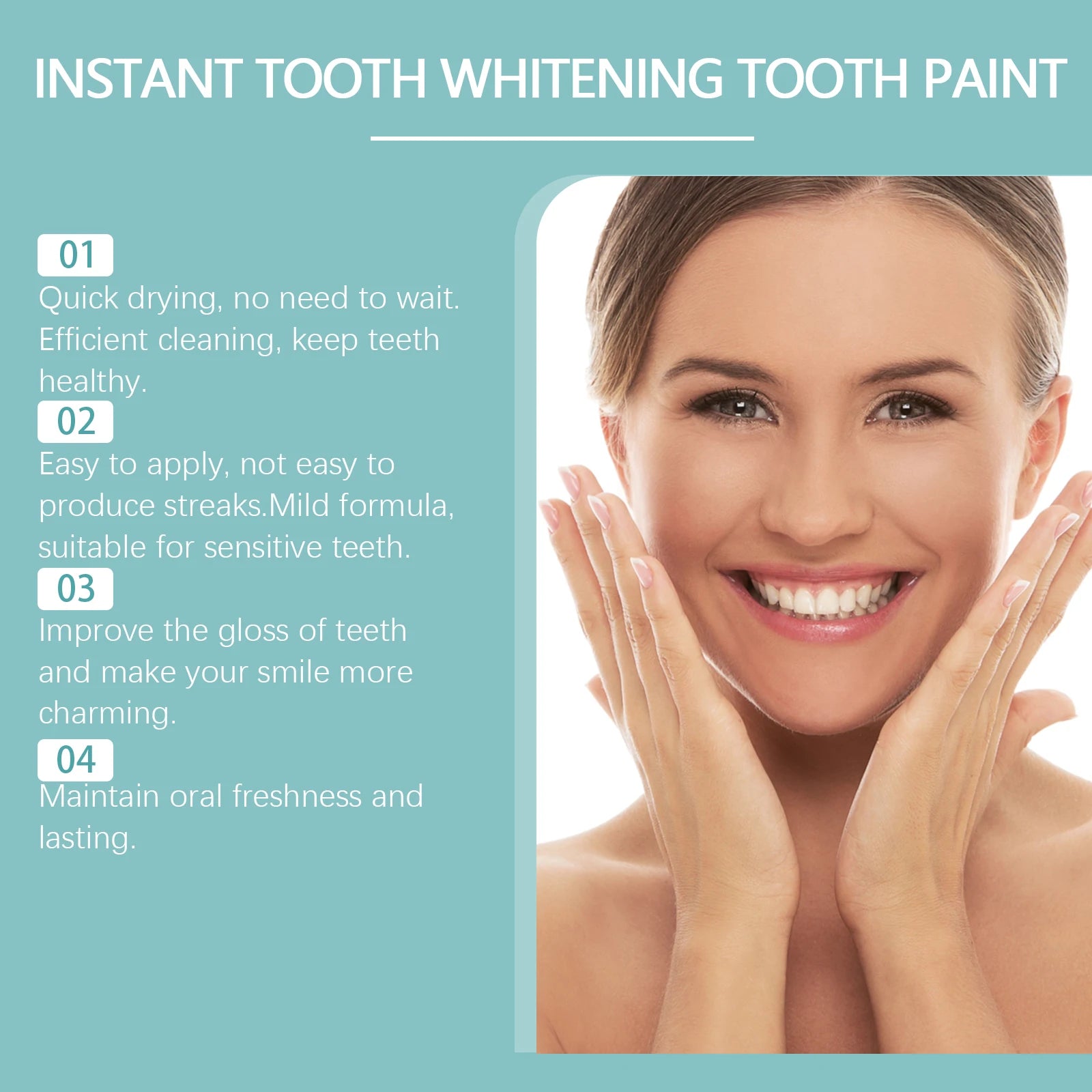 Whitening Tooth Paint Clean Teeth Reduce Pigmentation Improve Dullness Brightening Dental Remove Tooth Stains Oral Care