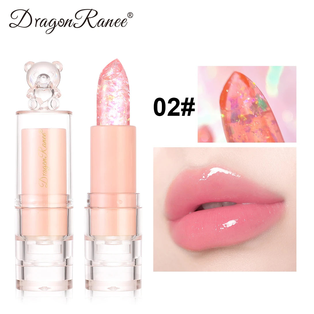 Color-Changing Glitter Lip Gloss