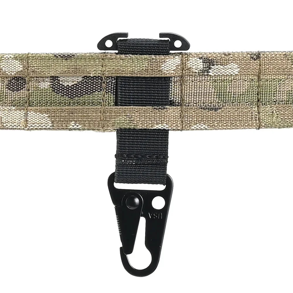 MOLLE T-Mount Carabiner Clip - Tactical Gear Attachment Hook