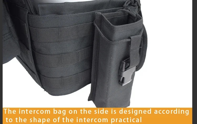 6094 Military Combat Army Wargame VestNylon Pouch Molle Gear Tactical Vest Body Armor Hunting Plate Carrier Airsoft Accessories