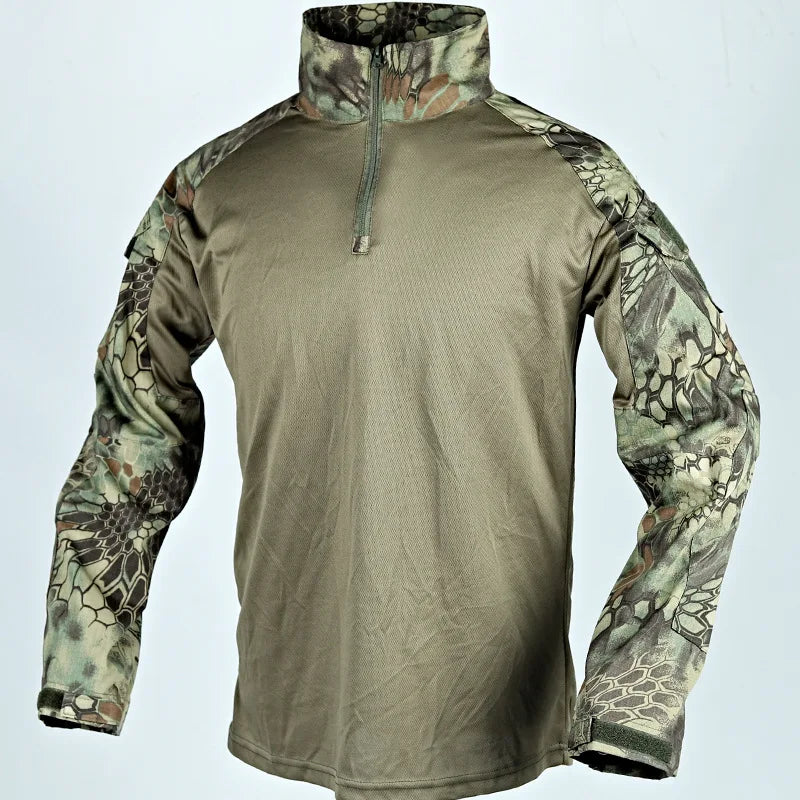 Army Outdoors Long Sleeve Tactical Shirt - Breathable Training & Hiking Tee