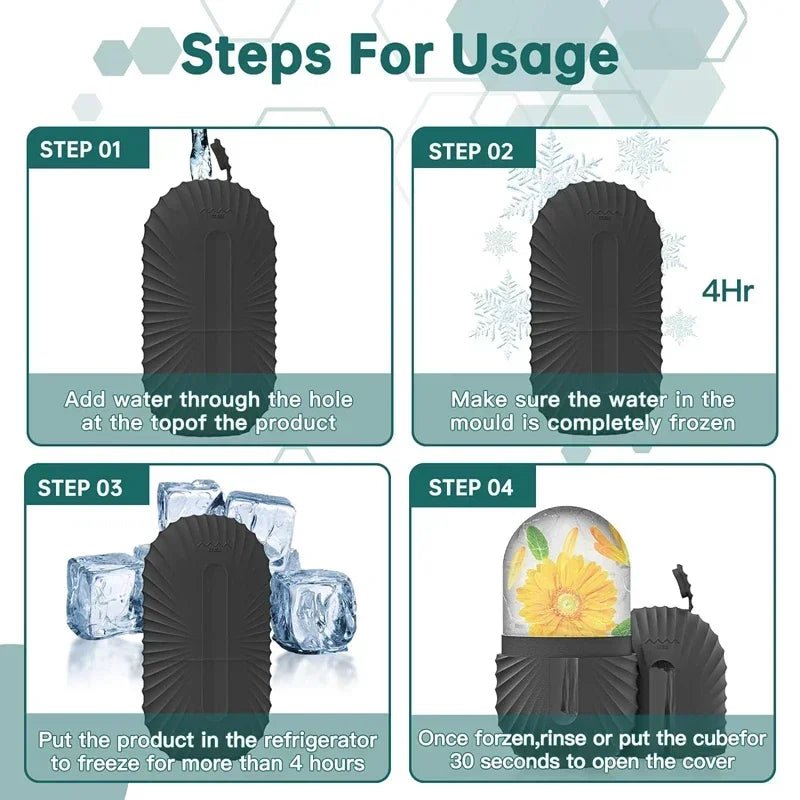 Ice Face Roller - Depuffing & Glow-Boosting Facial Tool