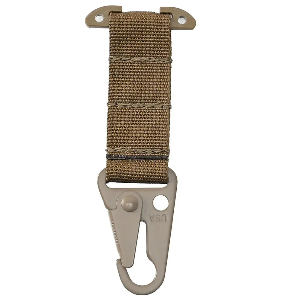 MOLLE T-Mount Carabiner Clip - Tactical Gear Attachment Hook