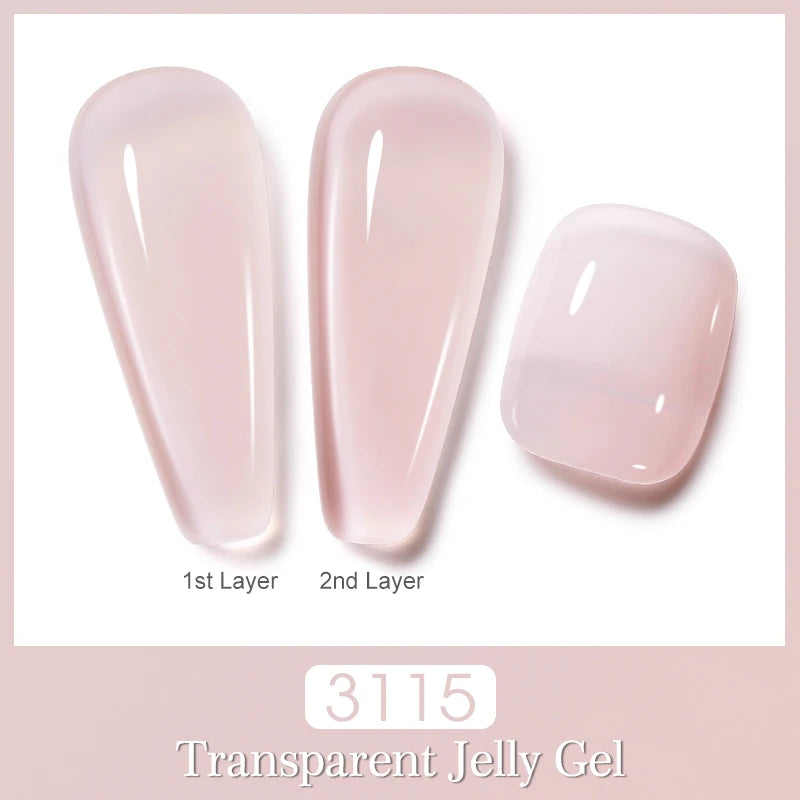 Vernis à ongles gel NAILCO 283 couleurs, base et top coat, semi-permanent, UV, pour nail art et manucure hybride.