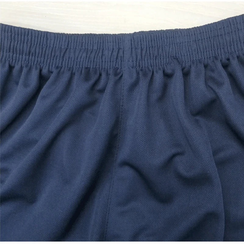 Solid Football Training Shorts Mens Summer Bottoms Running Basketball Soccer Shorts Boys Tennis Badminton Sports Shorts