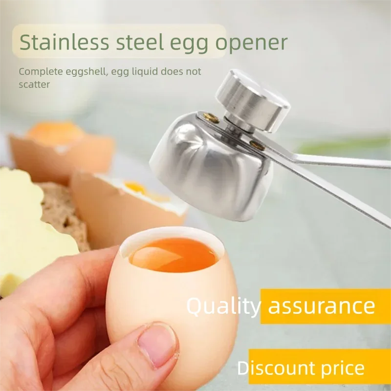 Casse-œufs en acier inoxydable, ouvre-œufs, ciseaux à coquille, ustensiles de cuisine créatifs, accessoires et gadgets sympas