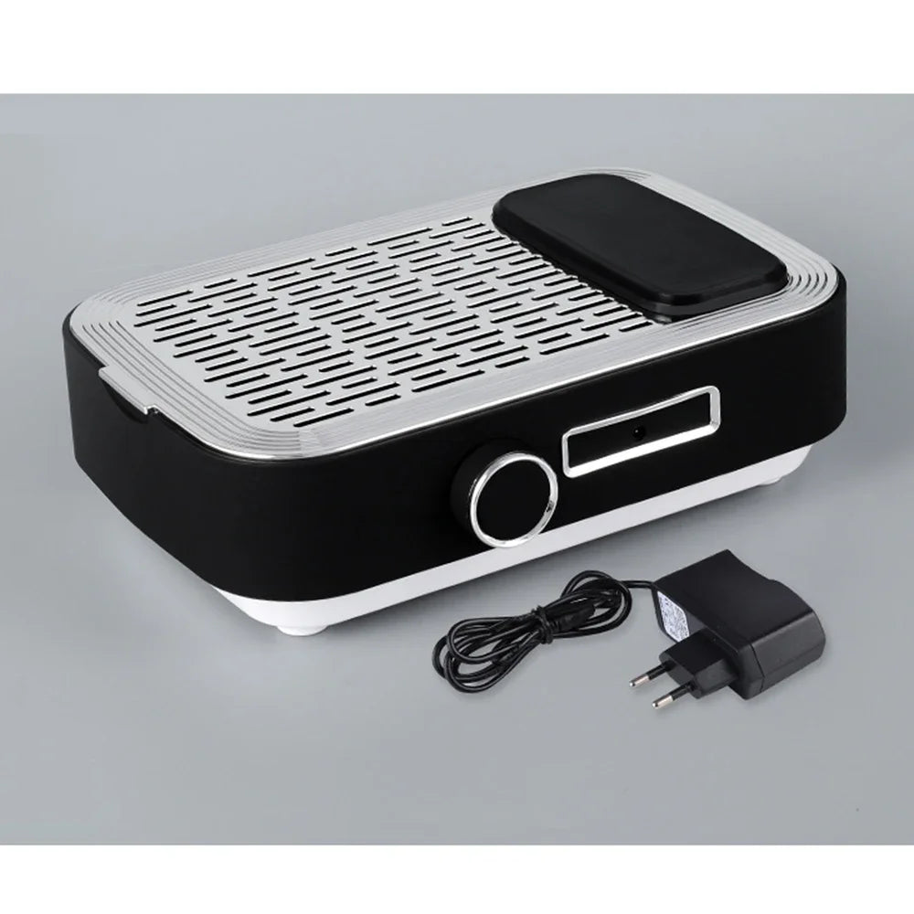 Nail Dust Collector – Powerful Nail Vacuum Fan 80W Dust Collector with Reusable Filter
