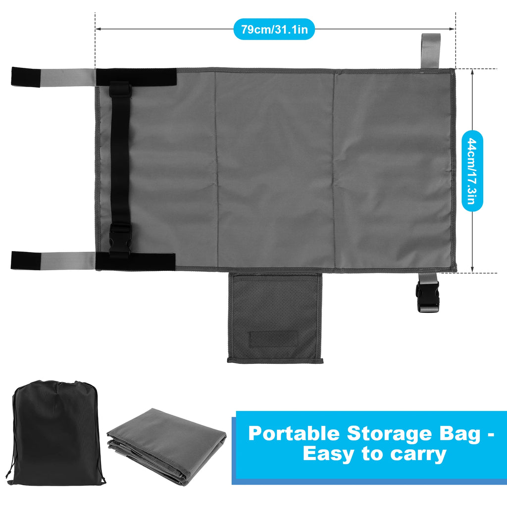 Lit de voyage portable pour enfants, avec repose-pieds et repose-jambes, hamac, et rallonge de siège d'avion pour tout-petits.