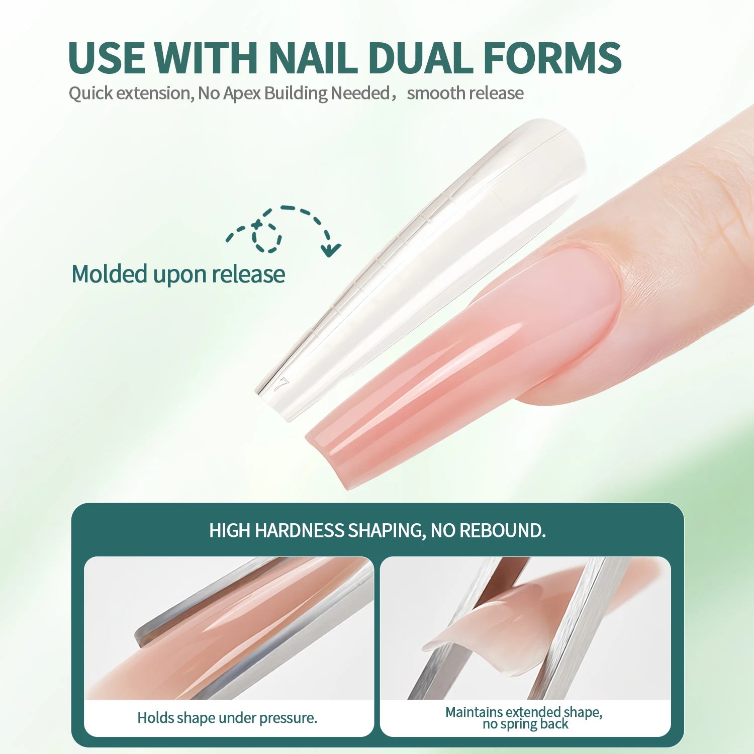 Nailpop Gel Dur Lisse et Laitonné 30/100g Gel UV pour Ongles, Extension Rapide, Longue Tenue, Gel de Construction, Manucure Nail Art