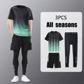 Sports suit for men, running quick-dry clothes, fitness clothes, badminton clothes, sports basketball training