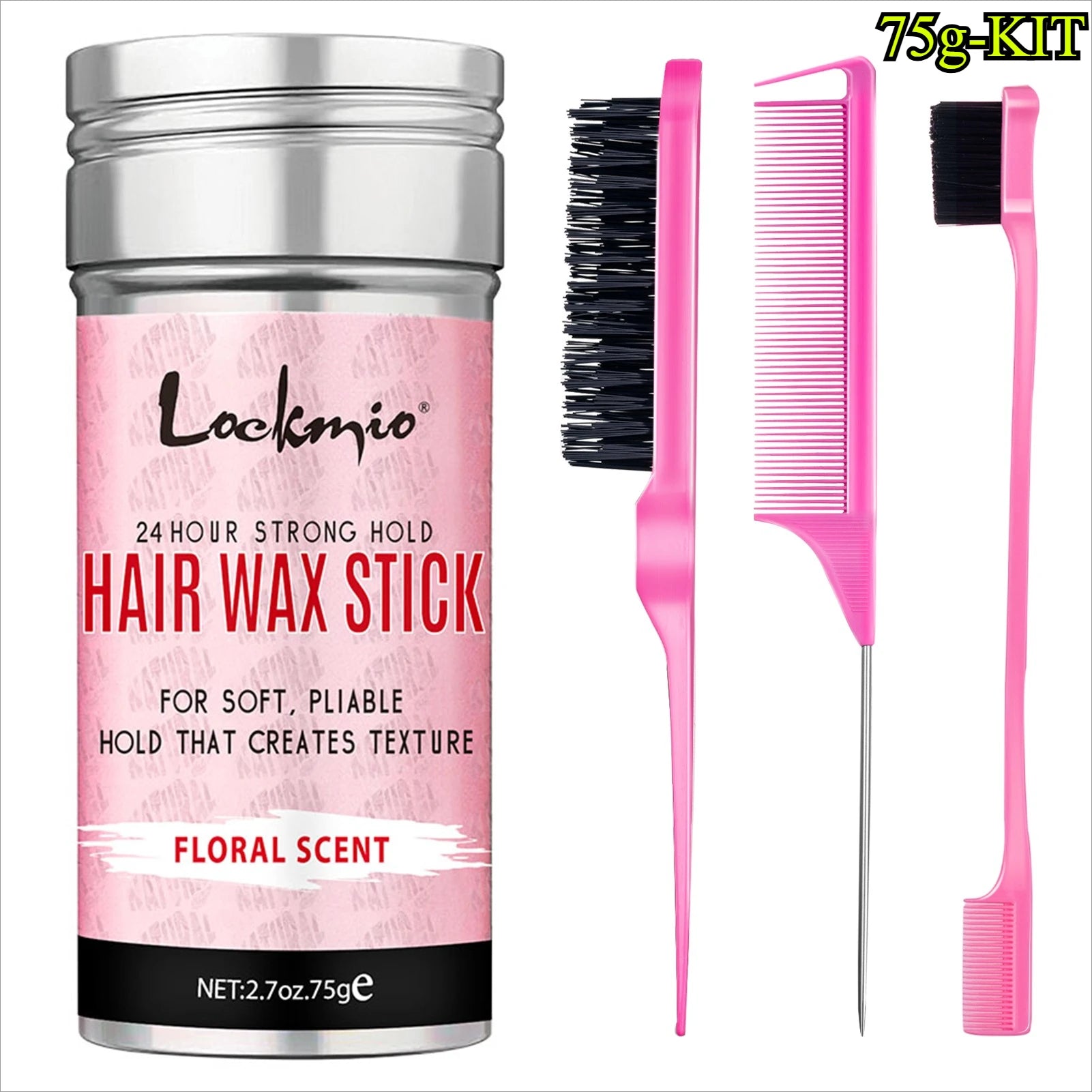 Professional Styling Wax Kit for Women,Smoothing, Broken Back Hair Mud, Anti-frizz Pomade,Messy Hairs Control Wax Rod
