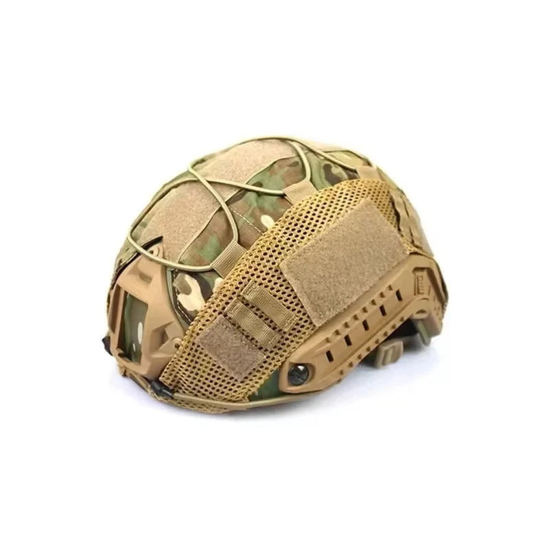 Tactical Helmet Cover - Multi-Camo Fast Helmet Cover for Airsoft & Paintball