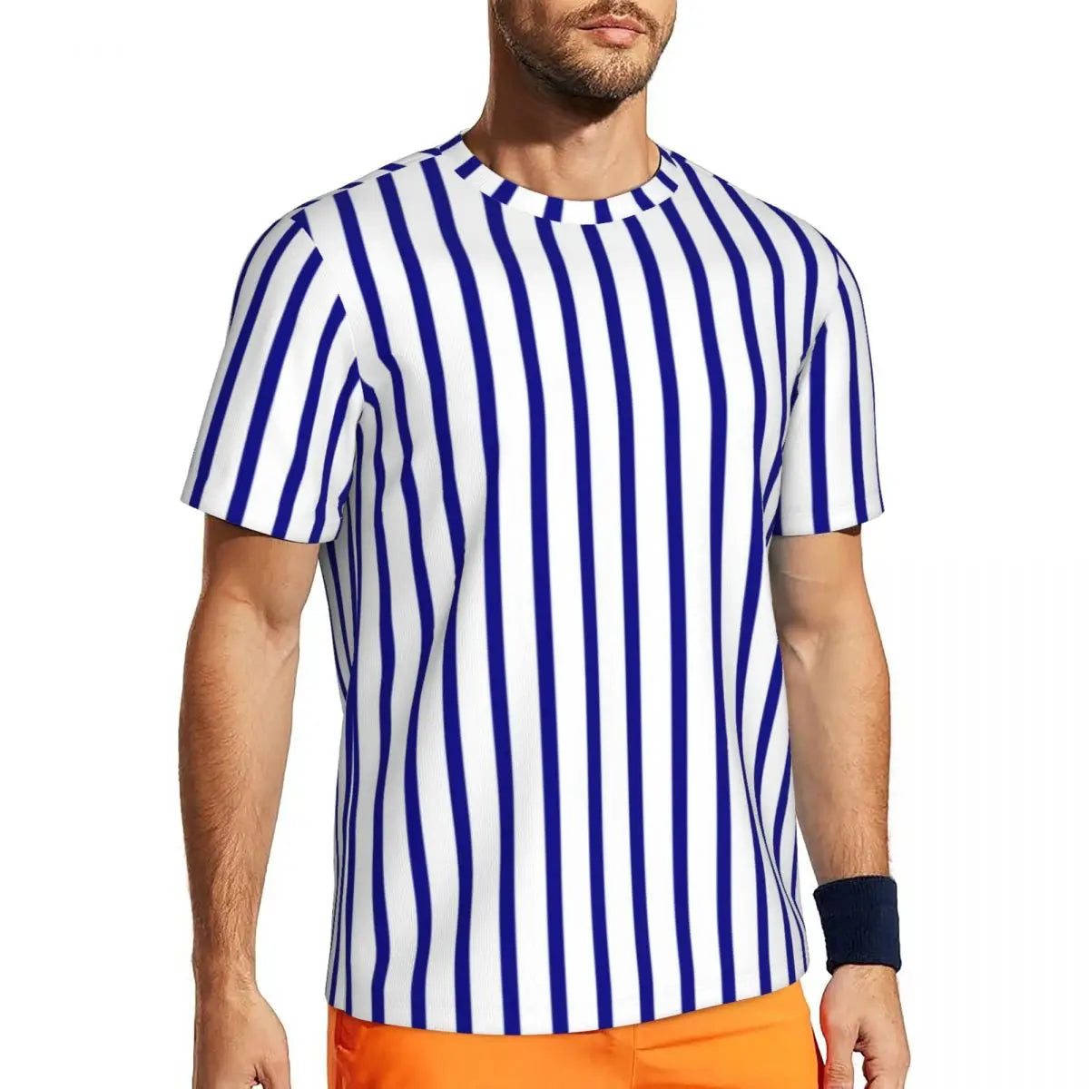 Gym T-Shirt Mondrian Line - Colorful Plaid Y2K Retro Graphic Tee