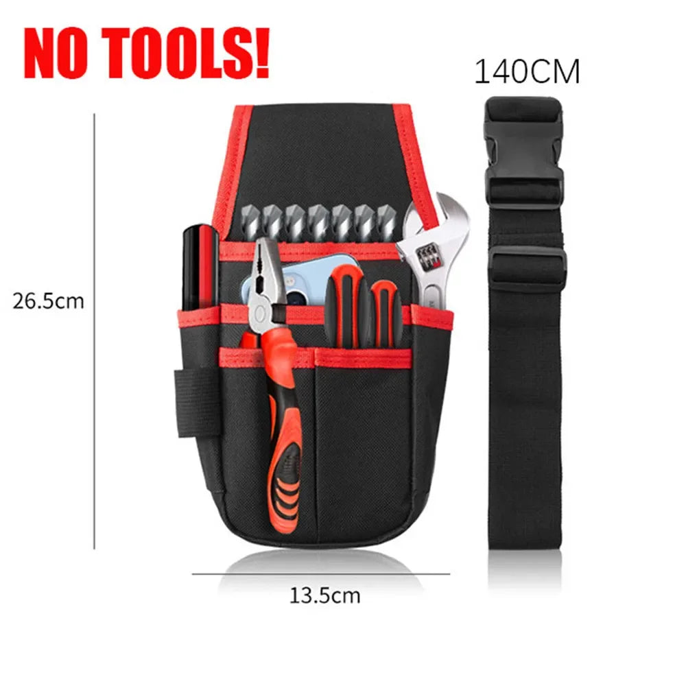 Sacoche ceinture à outils professionnelle - Pochette de rangement à 8 poches pour électriciens