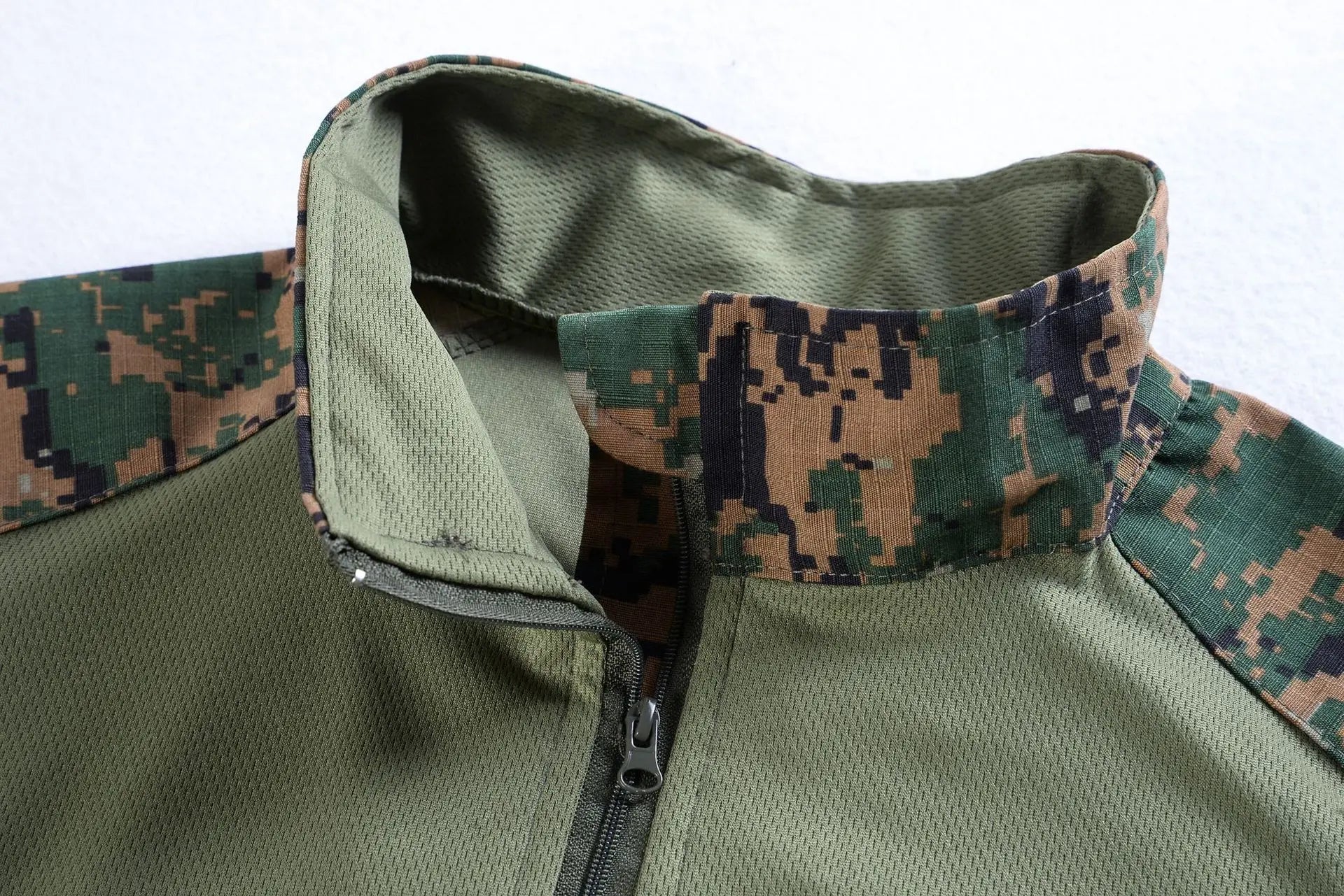 Camo Tactical Shirt Short Sleeve - Quick Dry Combat T-Shirt