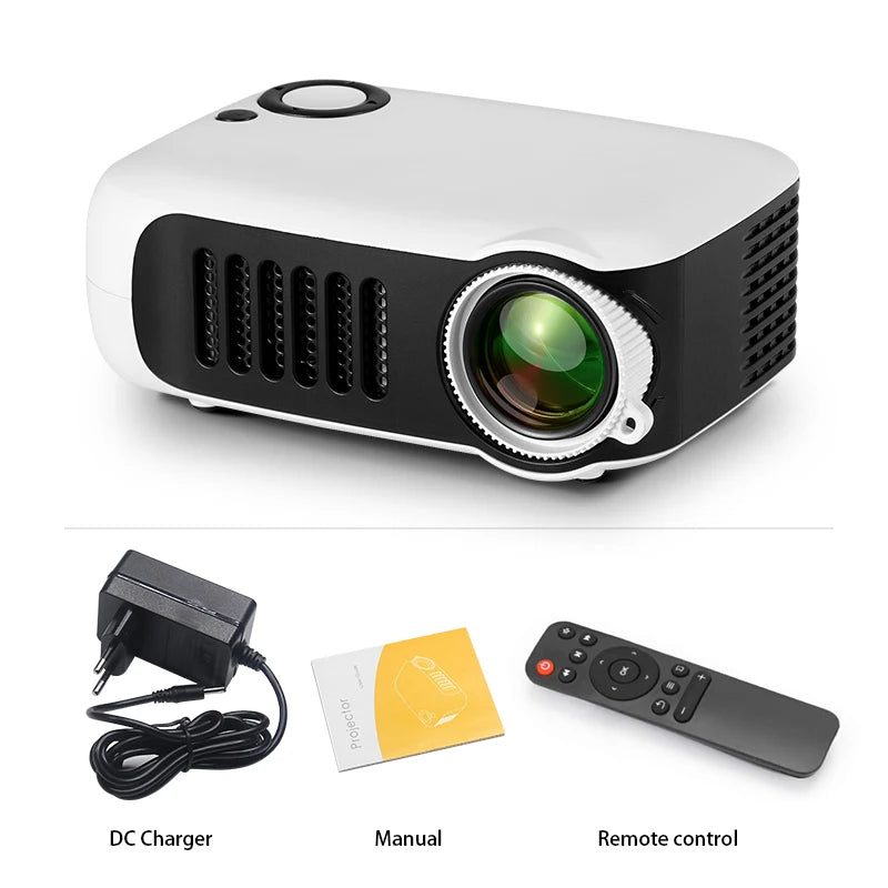 Portable LED Mini Projector - 1080P & 4K Support