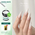 Nailpop Gel Dur Lisse et Laitonné 30/100g Gel UV pour Ongles, Extension Rapide, Longue Tenue, Gel de Construction, Manucure Nail Art
