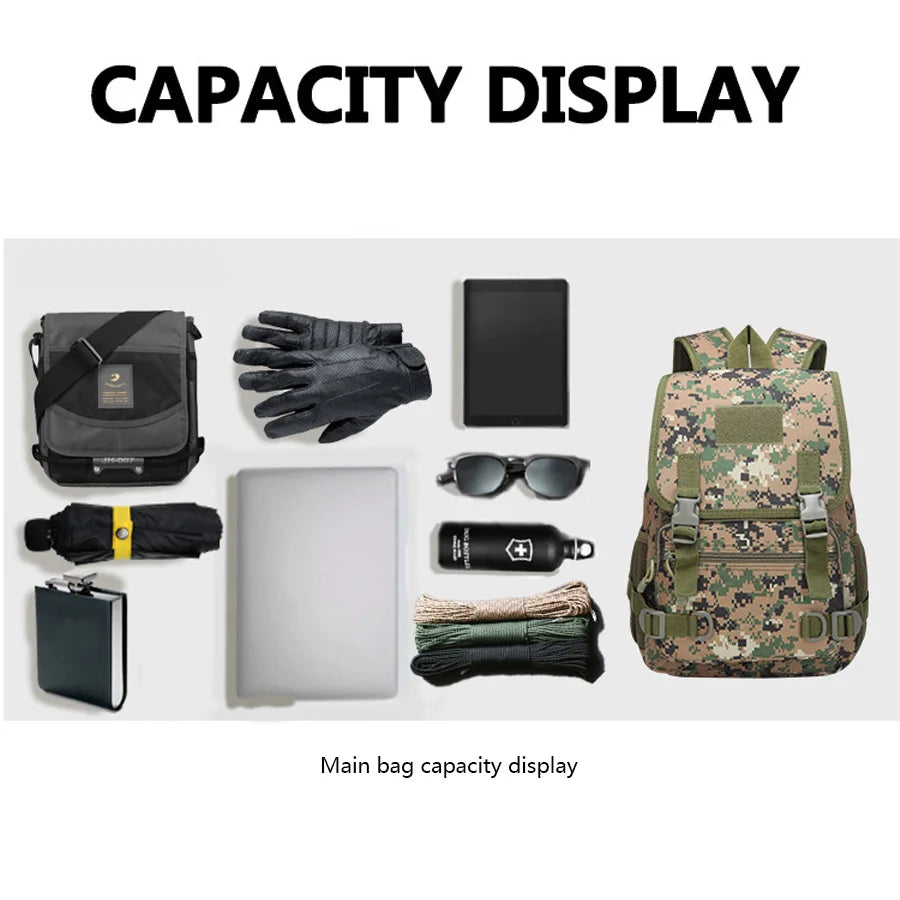 Tactical Camouflage Training Backpack