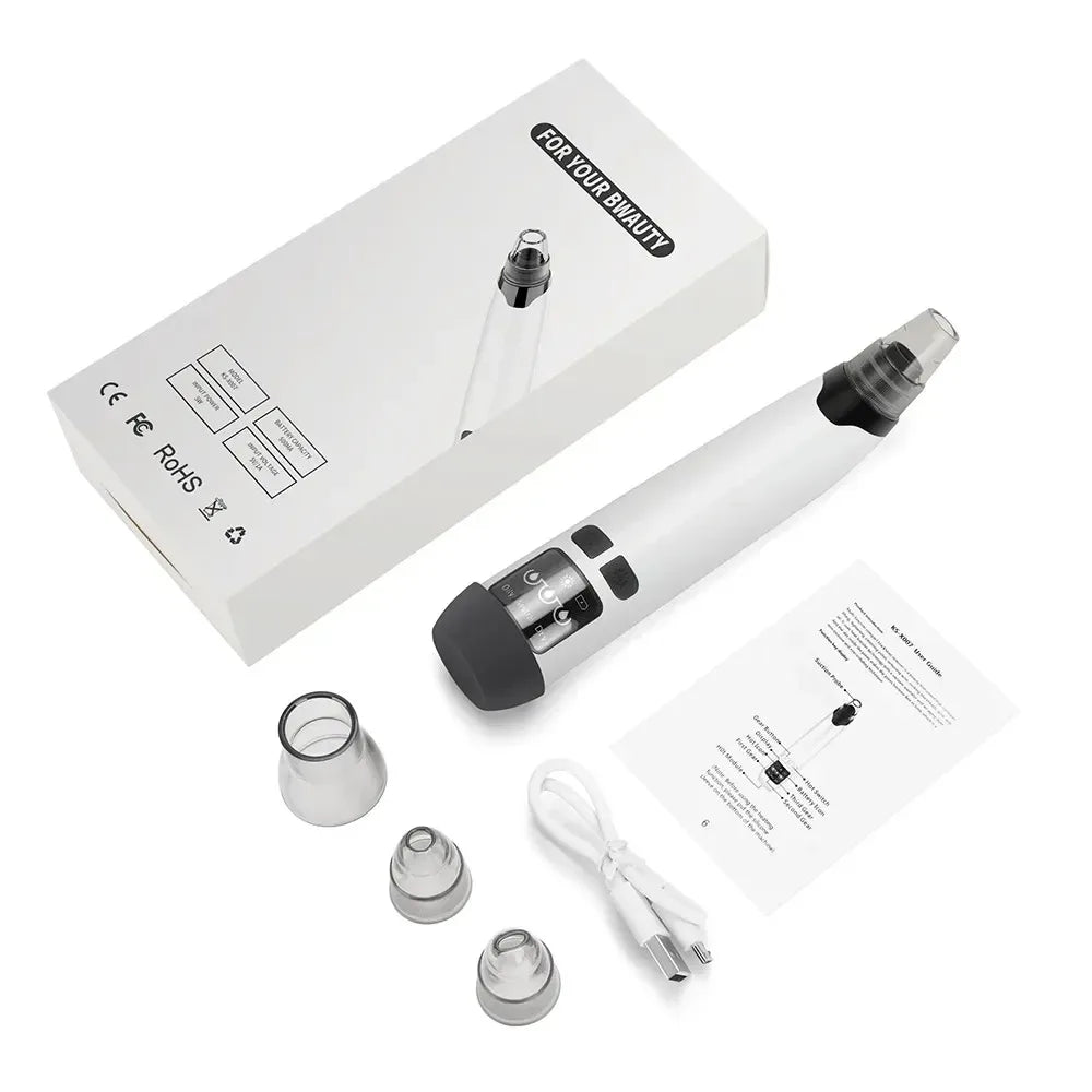 Blackhead Remover - 5 Heads Deep Cleansing Pore Vacuum USB