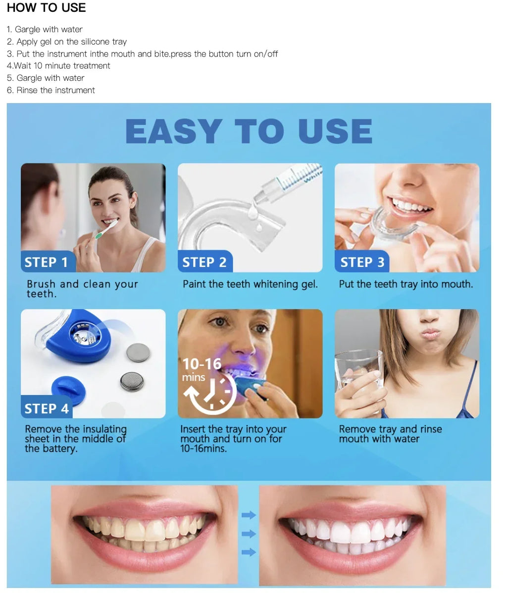 Professional Teeth Whitening Kit for Home Use