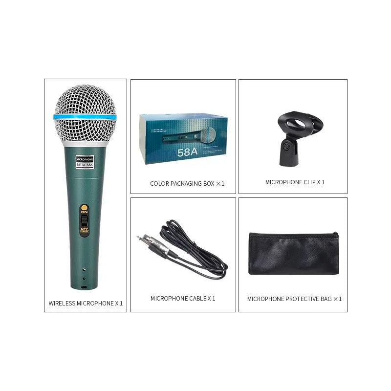 Microphone filaire professionnel - Karaoké, jeux vidéo et streaming en direct