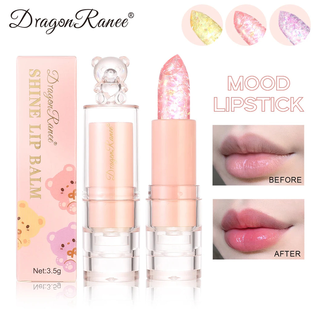 Color-Changing Glitter Lip Gloss