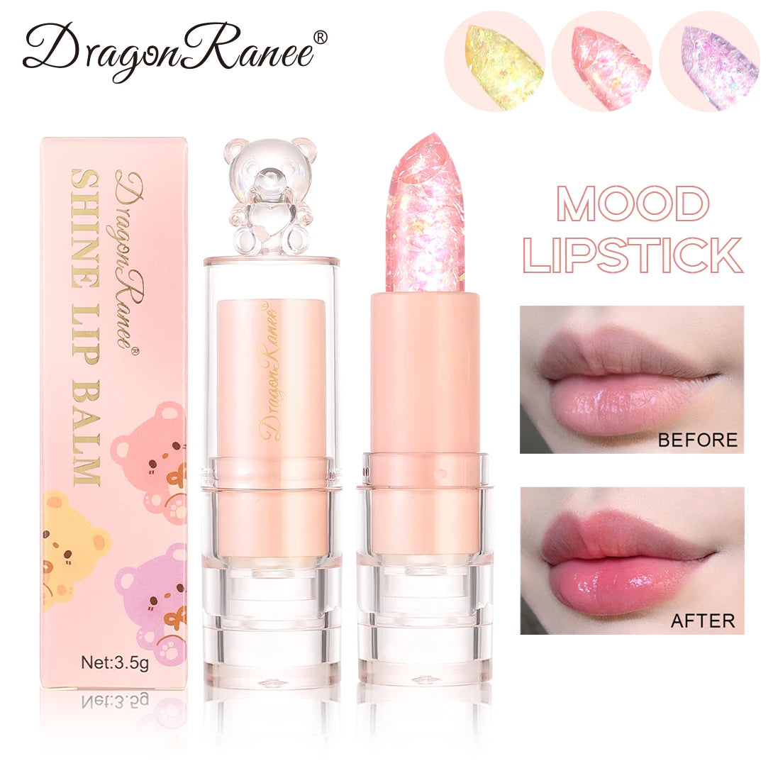 Color-Changing Glitter Lip Gloss