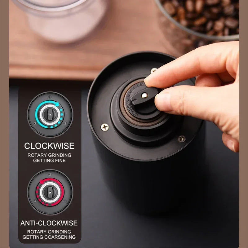High-Power Electric Coffee Grinder TYPE C USB Charging Grinding Core Household Coffee Beans Grinder Home Appliance Kitchen Tools
