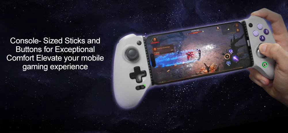 Gamesir G8 Galileo Gamepad para Móvil Cellular Mobile Game Phone Controller Android Console Like Experience Design for Big Hands