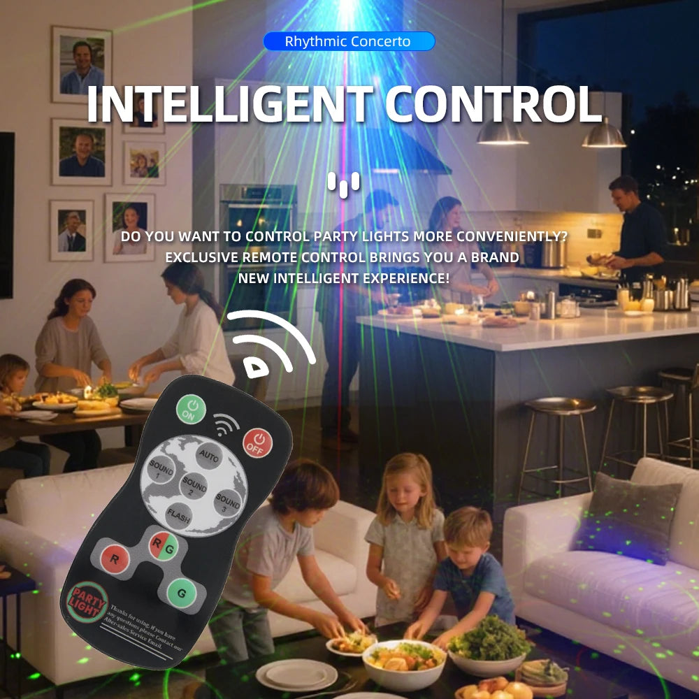 60-Pattern Party Effect Light Projector