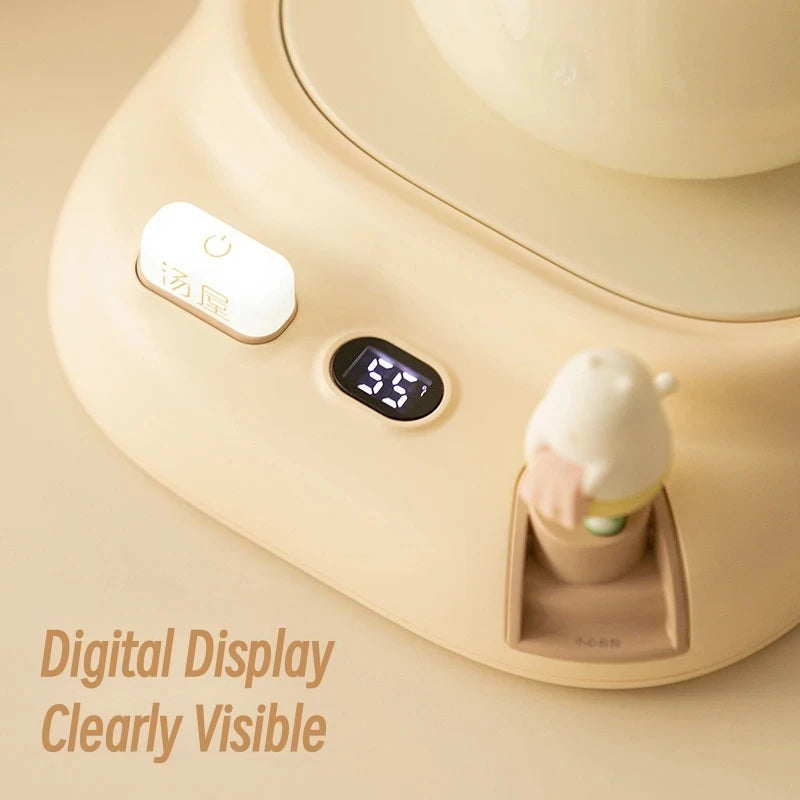 25W Coffee Mug Warmer Cup Heater Electric Hot Plate 4 Temperature Settings Warmer Cup Coaster for Tea Milk Water Heating Pad