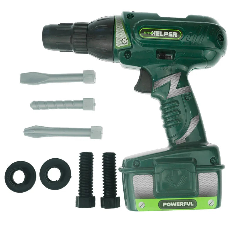 Outils, jouets, perceuse électrique, tournevis de simulation, kits d'outils de réparation électriques pour enfants, jeux d'imitation, cadeaux pour garçons