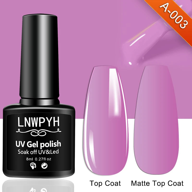 Kit de vernis à ongles semi-permanent avec lampe UV/LED et outils de manucure.