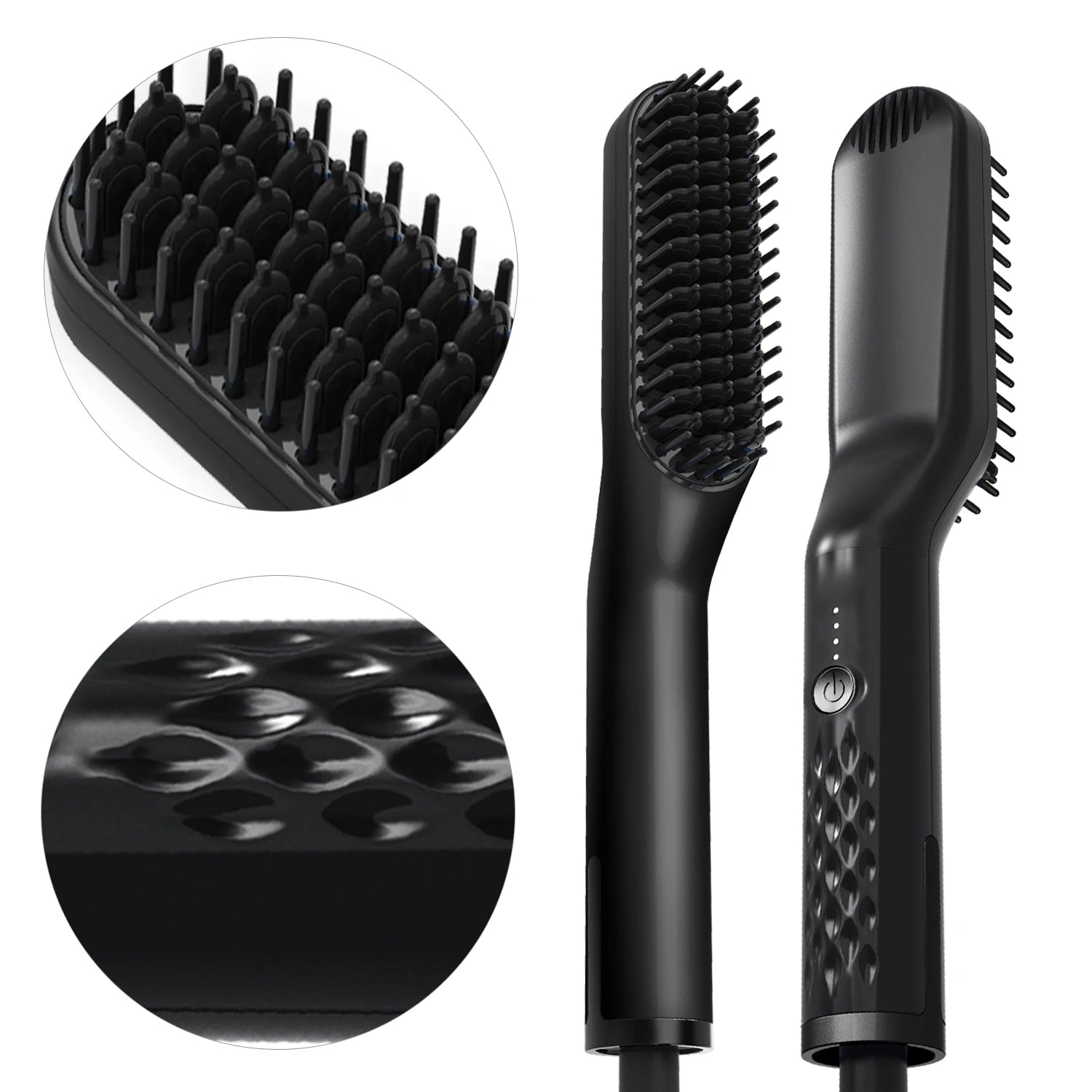 Electric Hair Straightening Brush with Ionic Technology