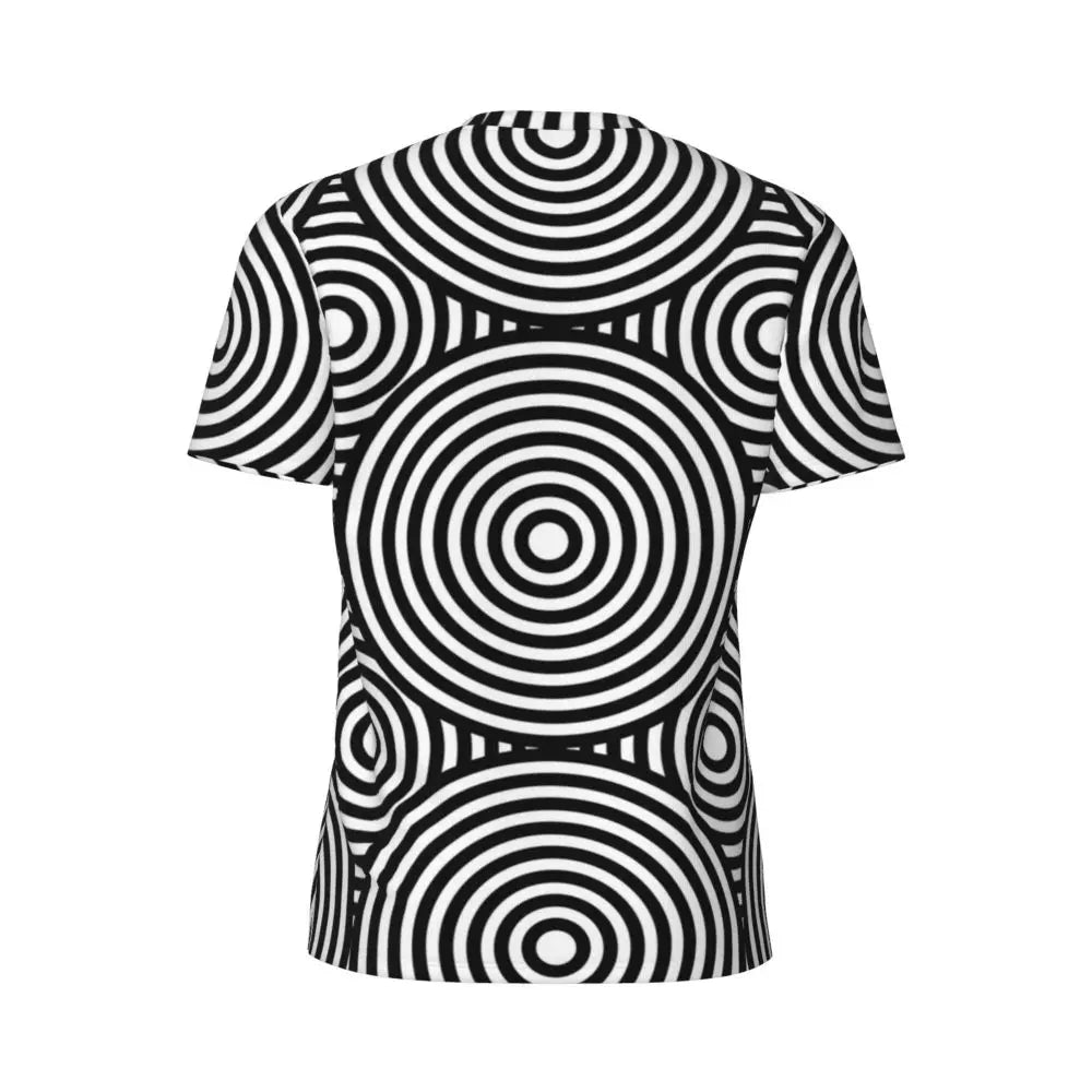 Gym T-Shirt Mondrian Line - Colorful Plaid Y2K Retro Graphic Tee