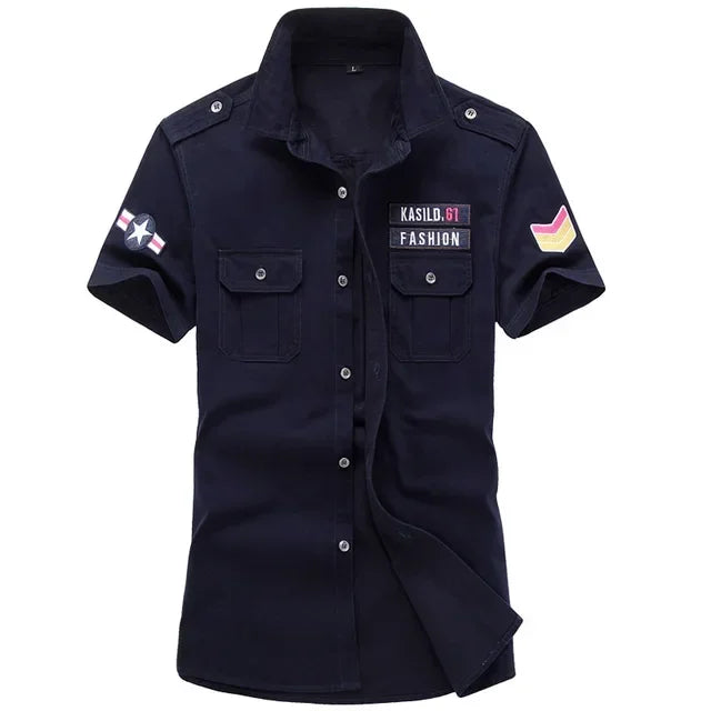Summer Military Shirt - Airborne Tactical Air Assault Cotton Tee