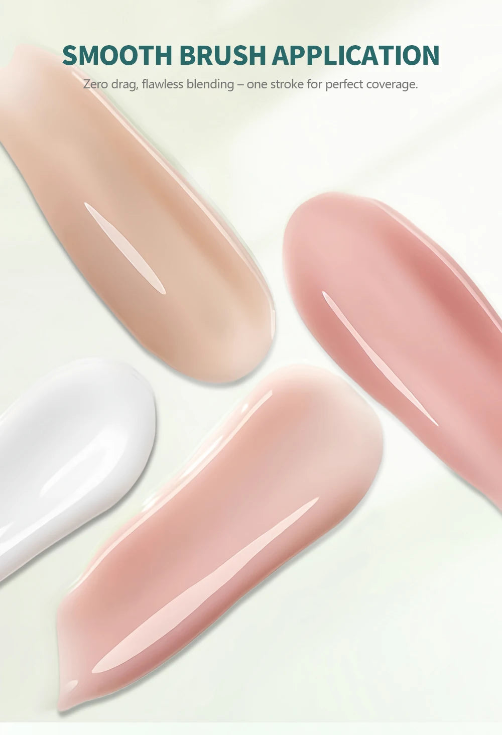Nailpop Gel Dur Lisse et Laitonné 30/100g Gel UV pour Ongles, Extension Rapide, Longue Tenue, Gel de Construction, Manucure Nail Art