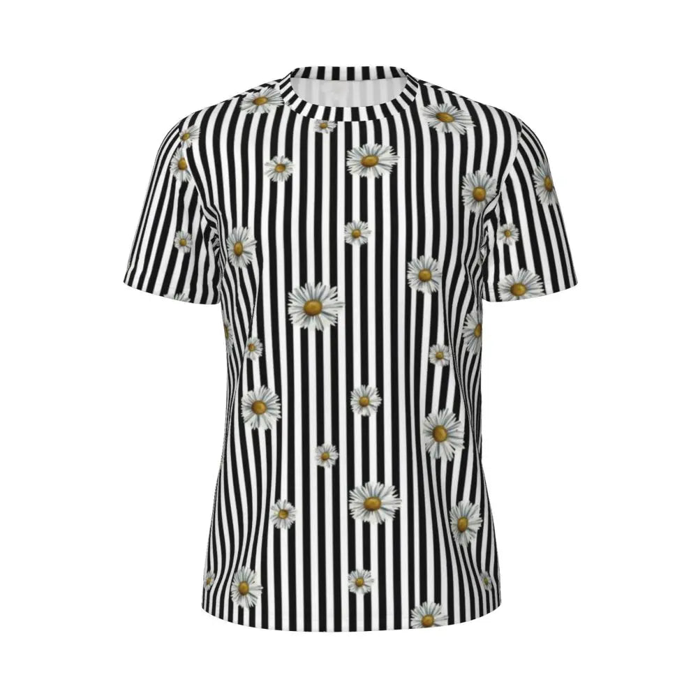 Gym T-Shirt Mondrian Line - Colorful Plaid Y2K Retro Graphic Tee