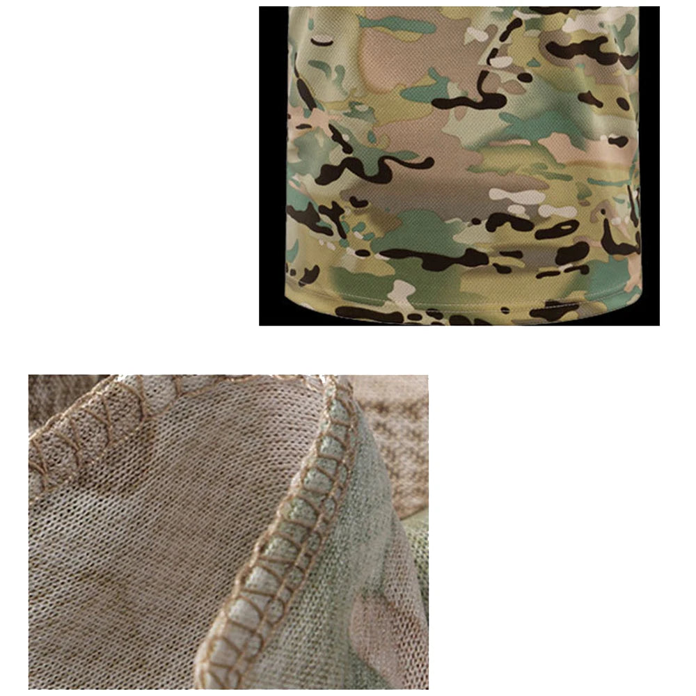 Outdoor Sports Camouflage T-Shirt - Quick Dry Hiking & Hunting Tee