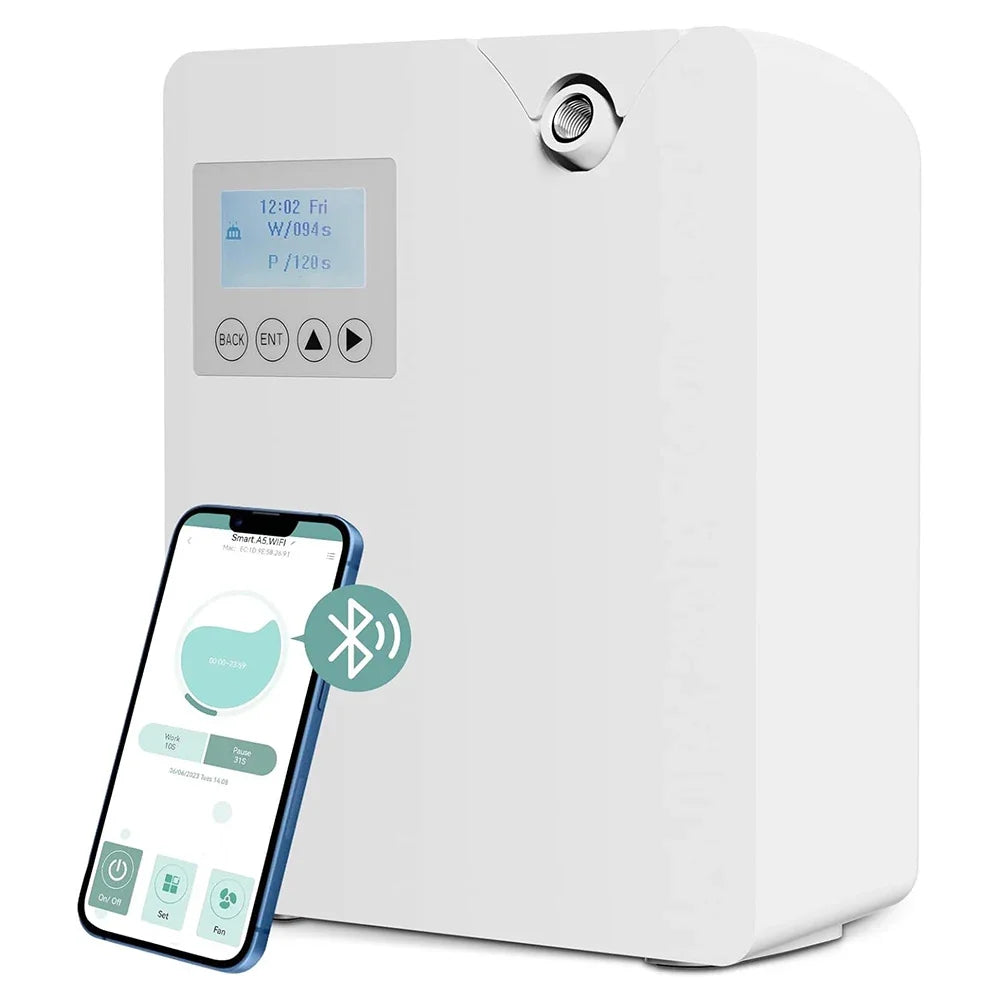 300ml WiFi Waterless Fragrance Diffuser - Smart Scent Distributor for Home & Hotel