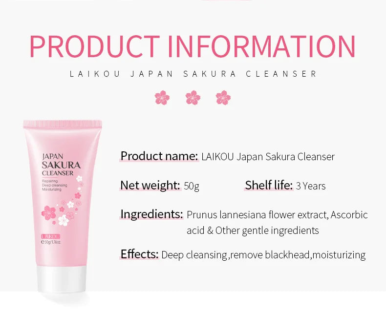 9-Piece Sakura Facial Care Kit - Complete Skincare Collection