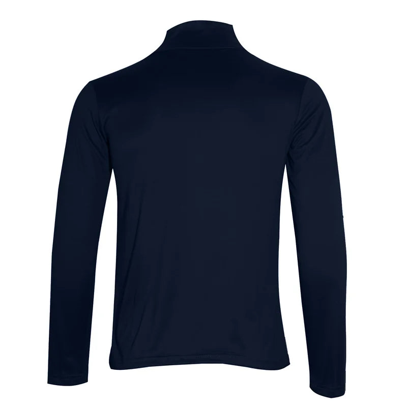 Men's High Neck T-Shirt - Fashion Solid Slim-Fit Long Sleeve Basic Tee